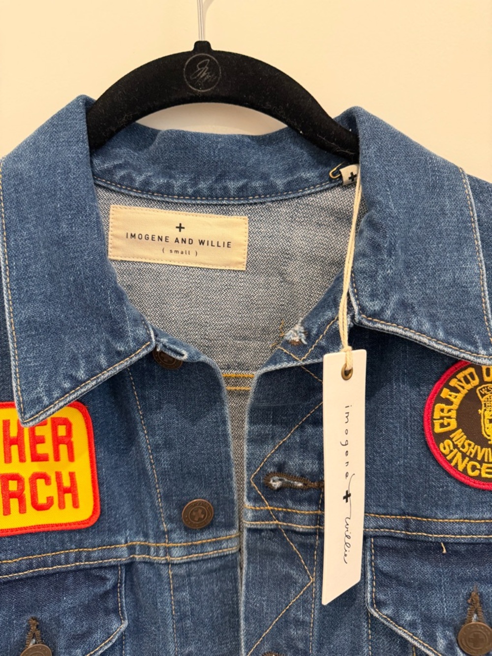 NWT Imogene + Willie x Grand Ole Opry Patch Blast Denim Jacket - Picture 6 of 10